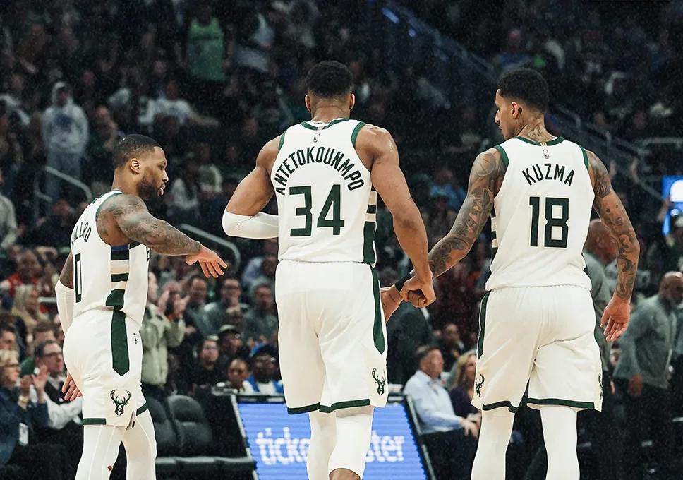 雄鹿再胜猛龙晋级次轮，湖人连胜追平大比分